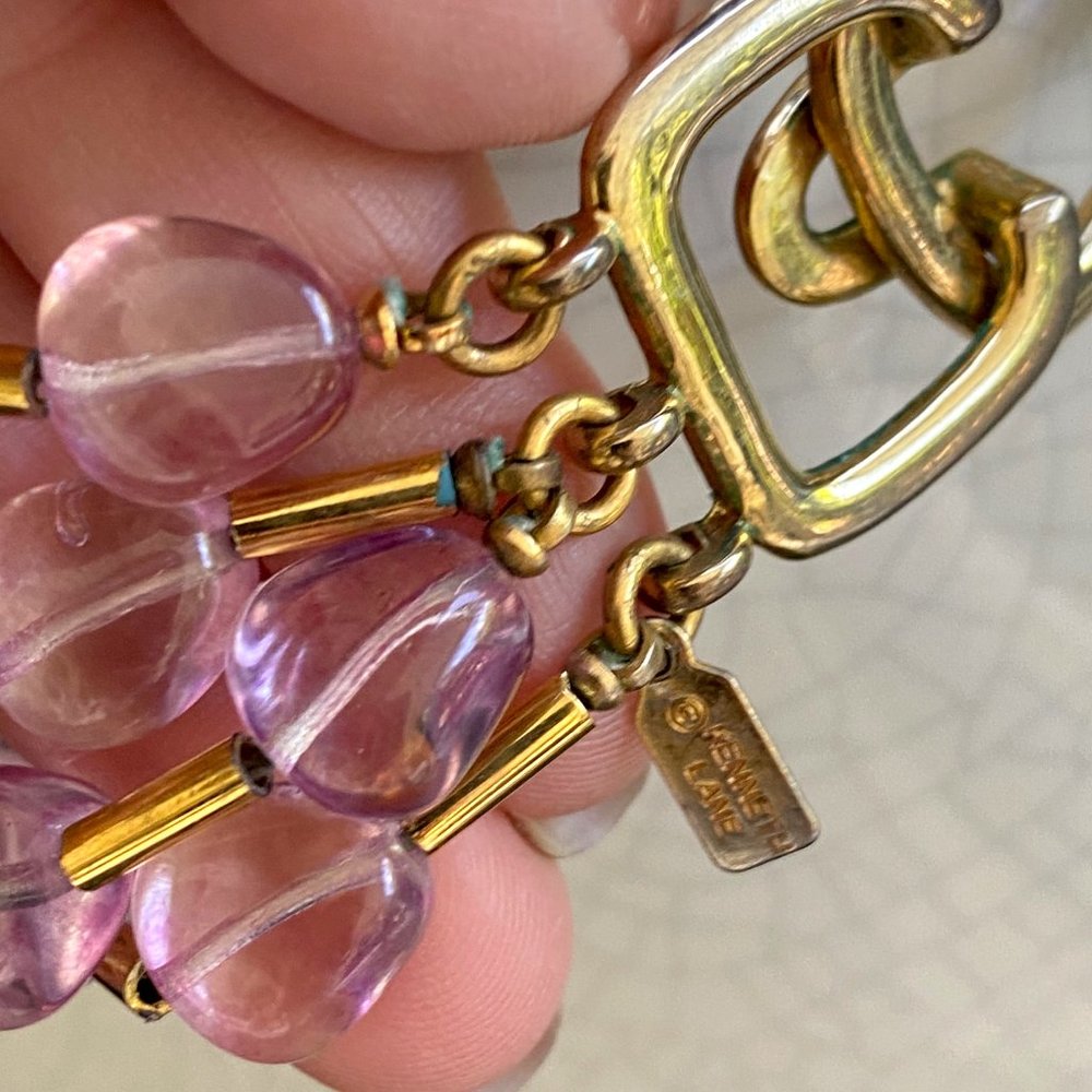 Vintage Kenneth Jay Lane Kjl Necklace - image 4